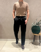 Polo con zip