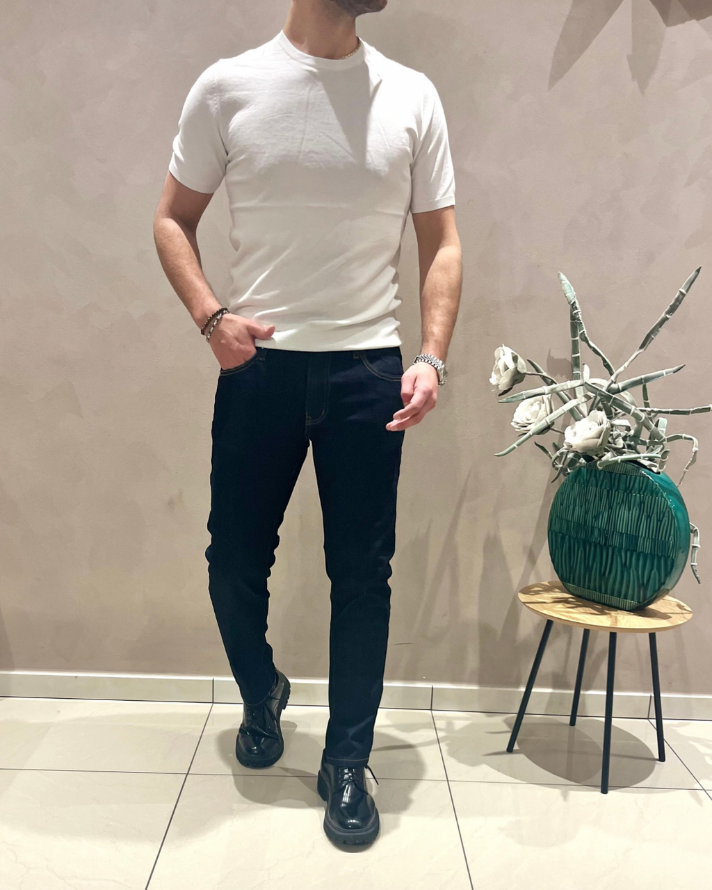 Polo girocollo
