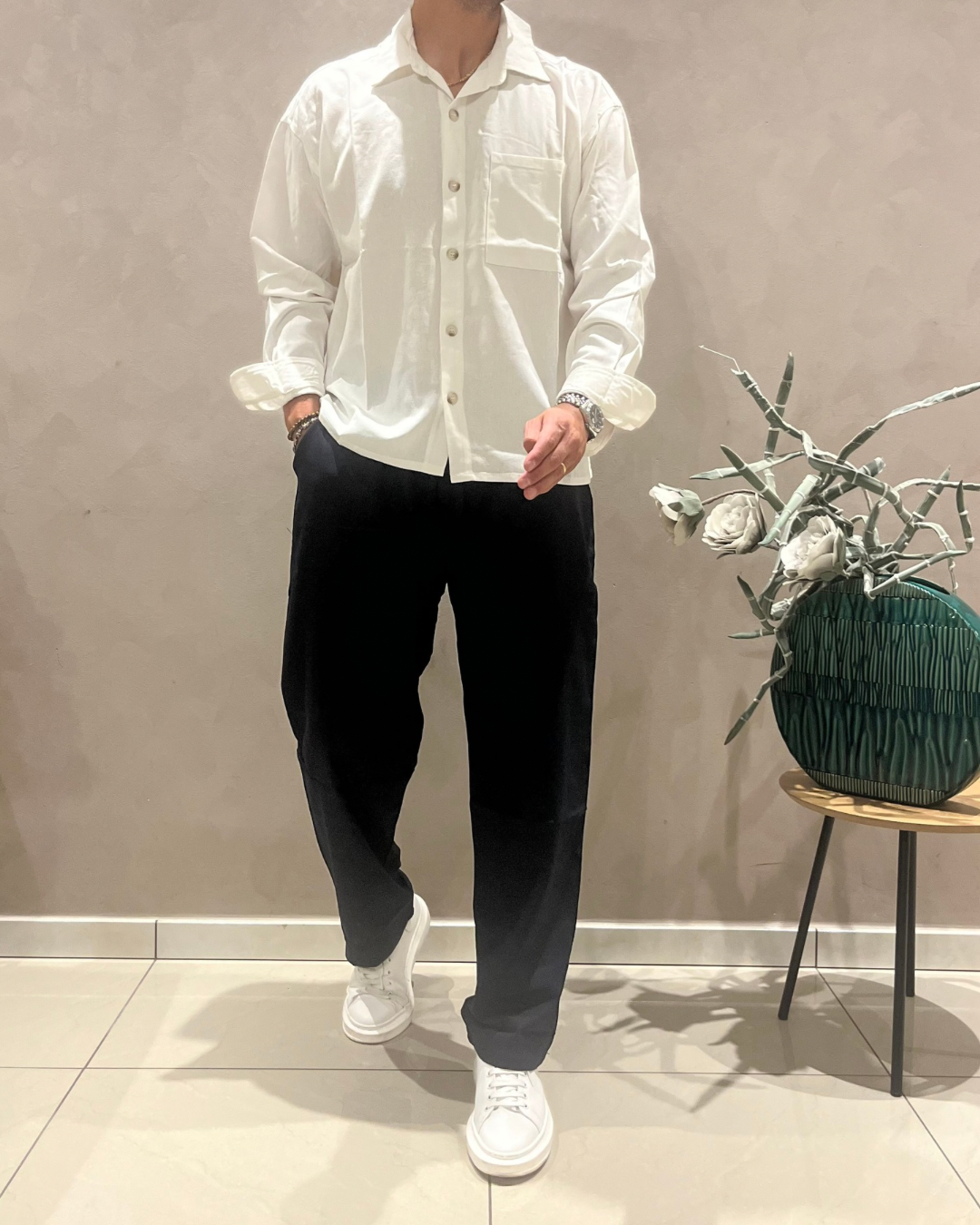Pantalaccio in Lino