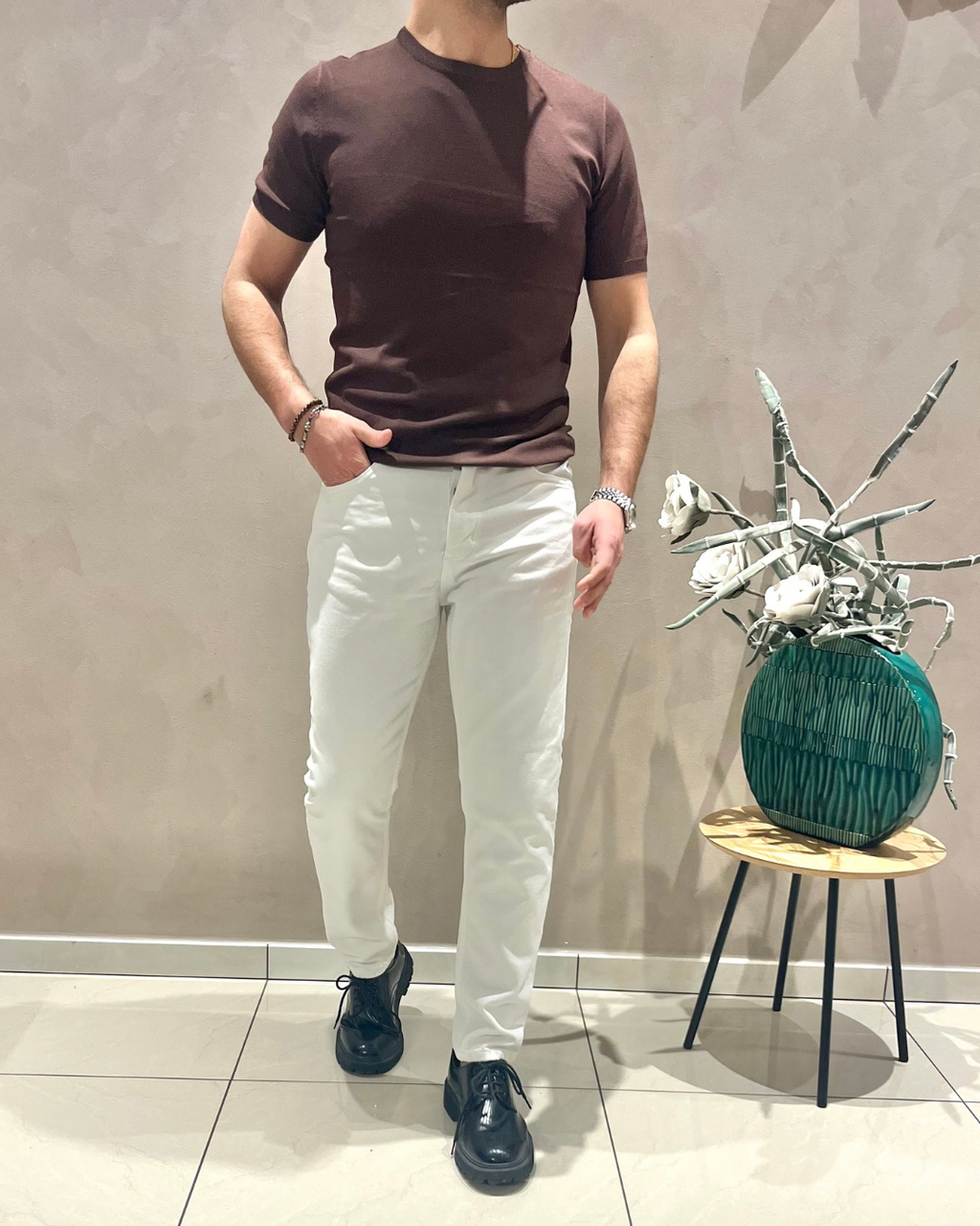 Polo girocollo