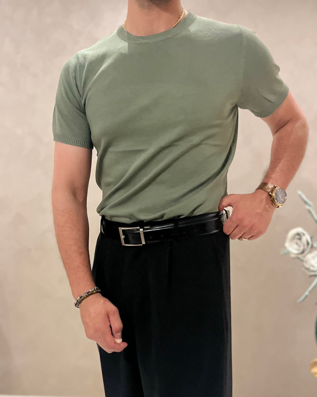 Polo girocollo