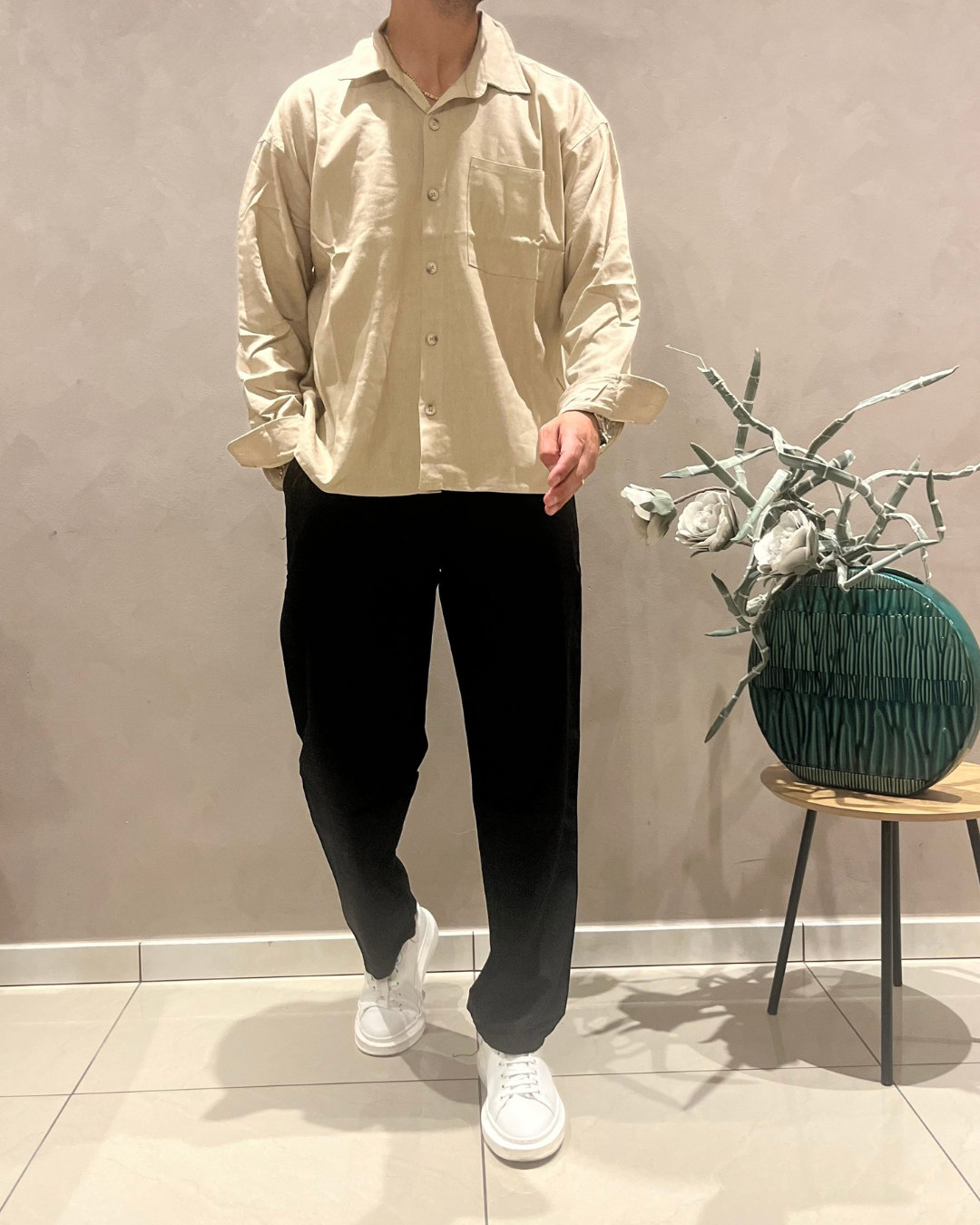 Pantalaccio in Lino