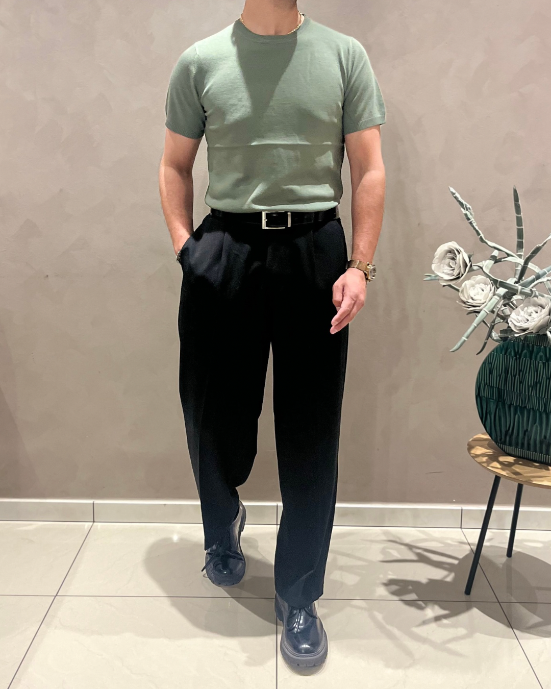 Polo girocollo