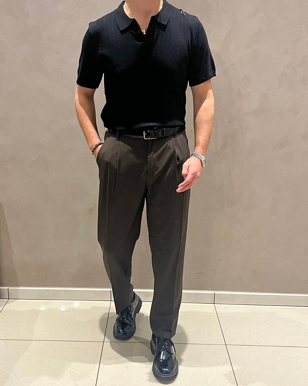Pantaloni Wide