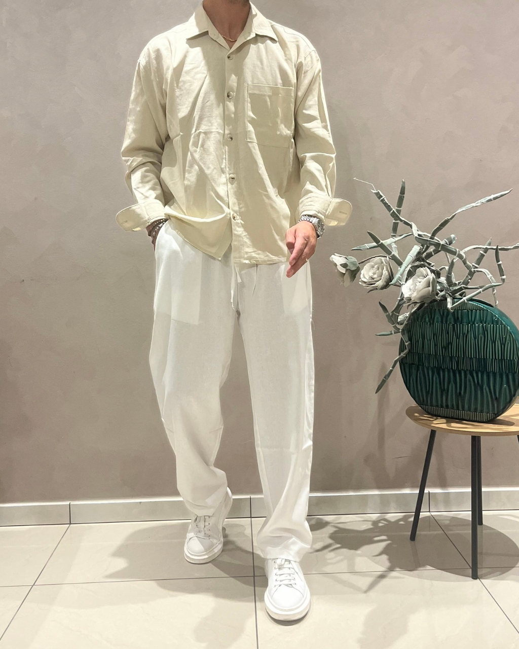 Pantalaccio in Lino