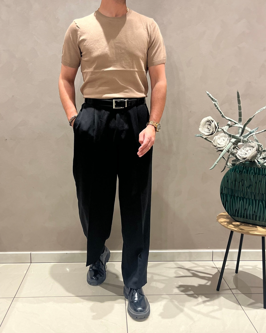 Polo girocollo